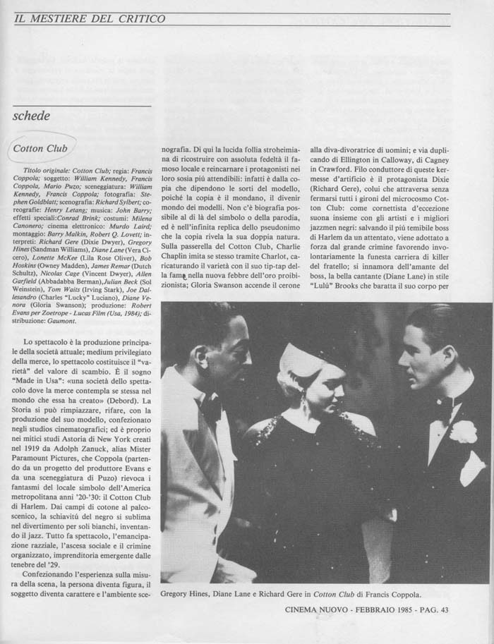 Cotton club 1